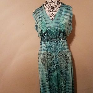 World unity maxi dress